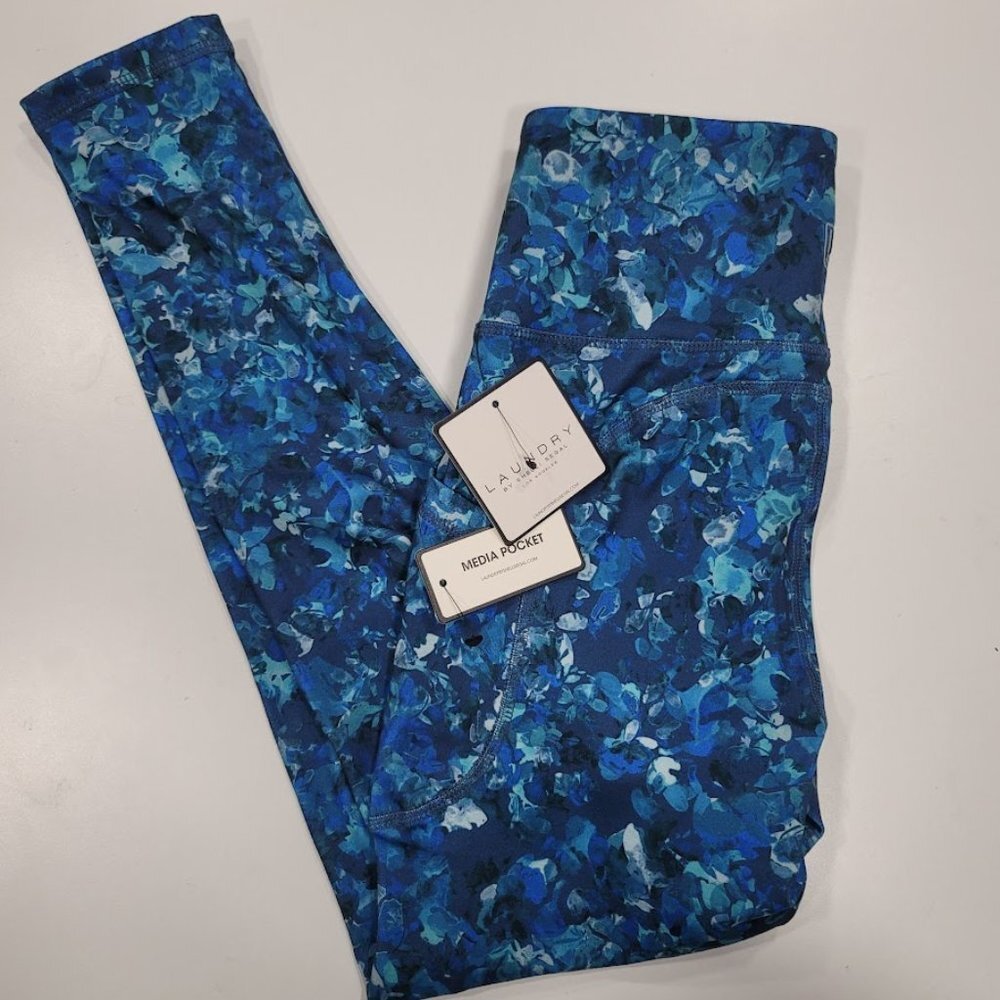 LAUNDRY By Shelli Segal High Waist Leggings with Media Pocket Size :Small